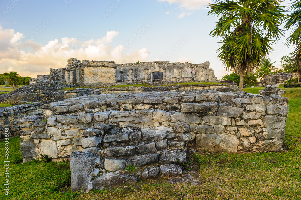 It's Ruins of the Mayan city Tulum on the Yutacan, Mexico