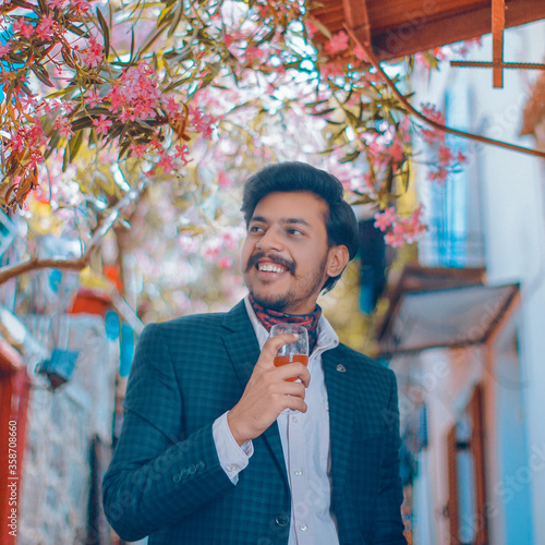 drinking man