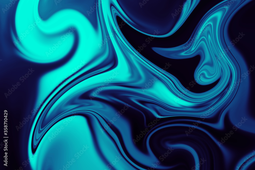 Obraz premium Abstract background of colorful liquid liner. Abstract texture of liquid acrylic.