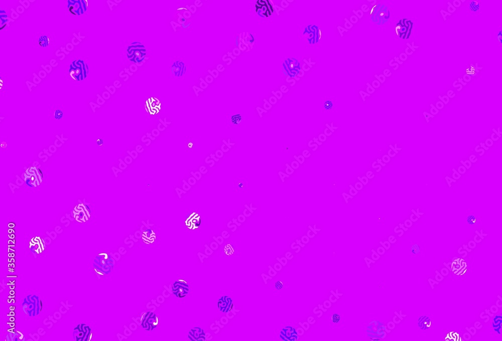 Light Purple, Pink vector template with circles. Light Purple, Pink vector template with circles.