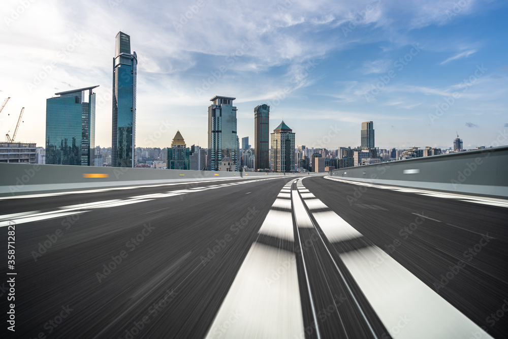 Fototapeta premium road in city