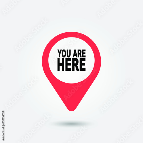 Free Download You Are Here Location Pointer Pin - GFXLoad
