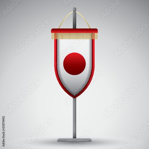 japan flag pennant