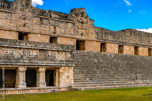 The Nunnery, Uxmal, an ancient Maya city of the classical period. One of the most important archaeological sites of Maya culture. UNESCO World Heritage site © Anton Ivanov Photo