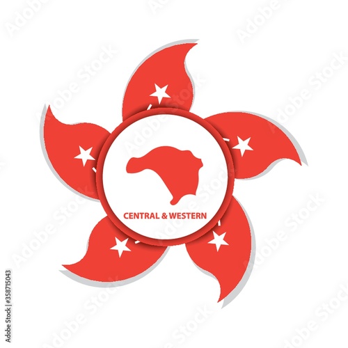 central and western map