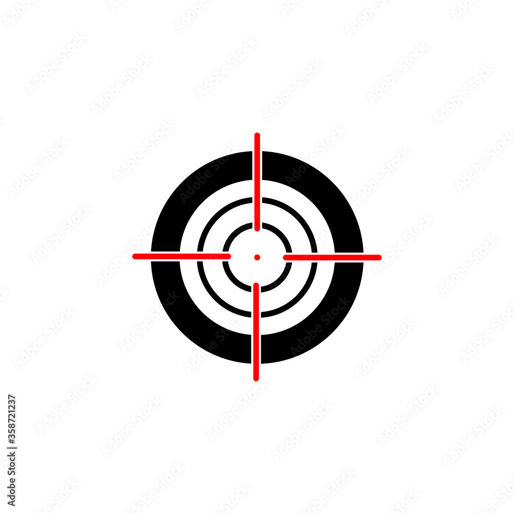 Best Target Icon In Trendy Flat Design Best Target Icon In Trendy Flat Design
