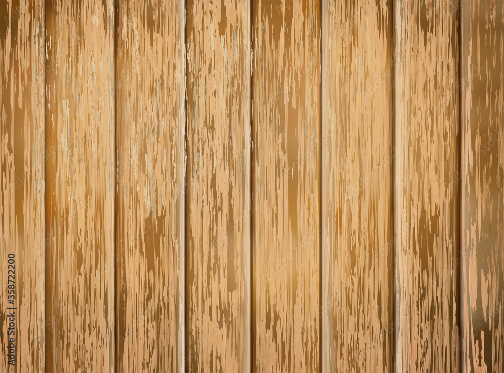 Fototapeta premium Yellow wooden panels