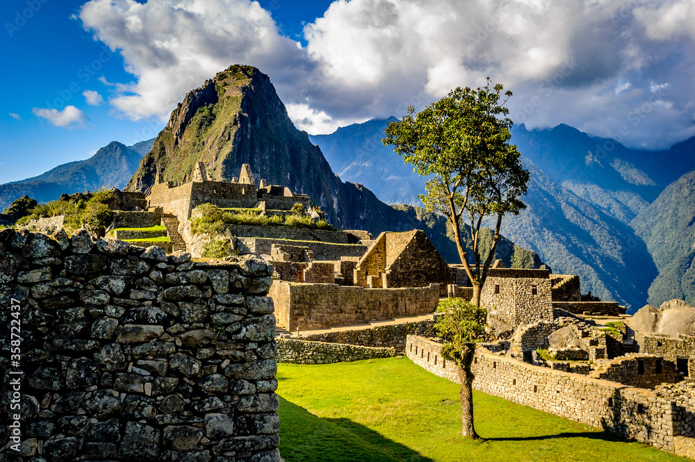 It's Machu Picchu, a Peruvian Historical Sanctuary in 1981 and a UNESCO World Heritage Site in 1983. One of the New Seven Wonders of the World