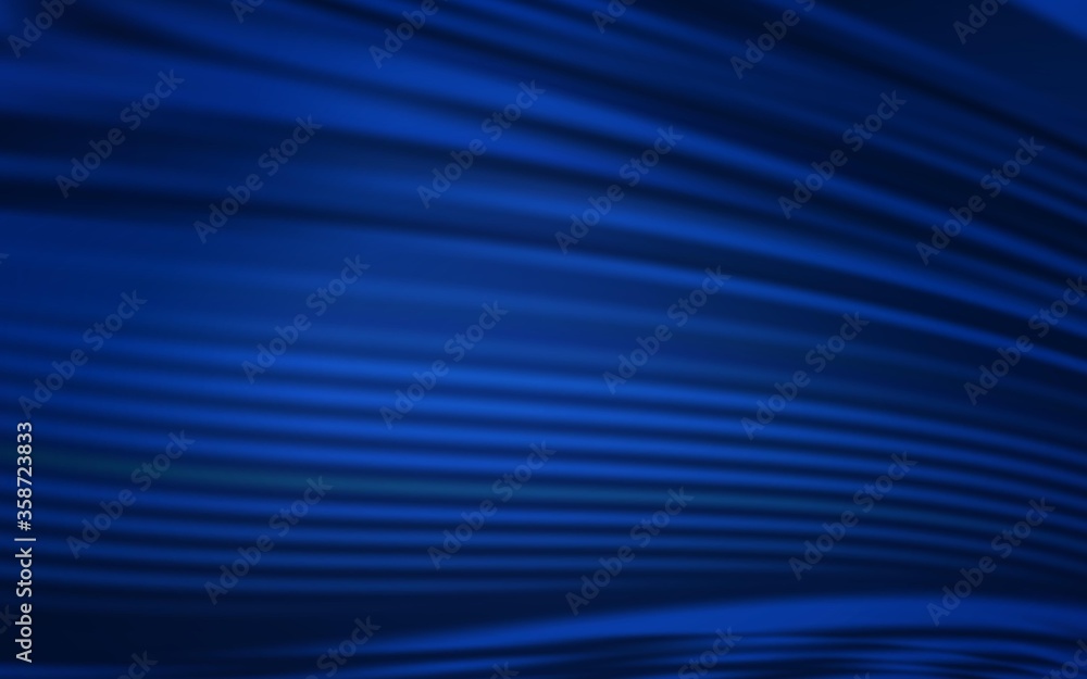 Dark BLUE vector pattern with lines. A sample with colorful lines, shapes. Brand new design for your ads, poster, banner.