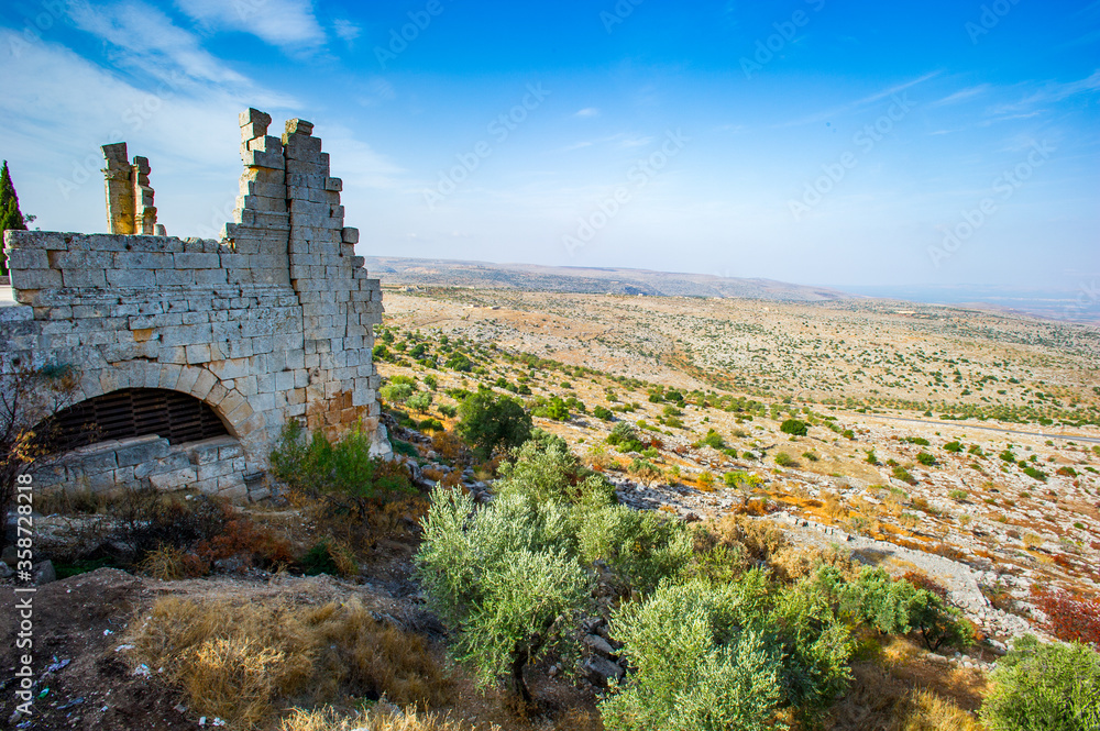 It's Ruins of the ancient castle in Syria