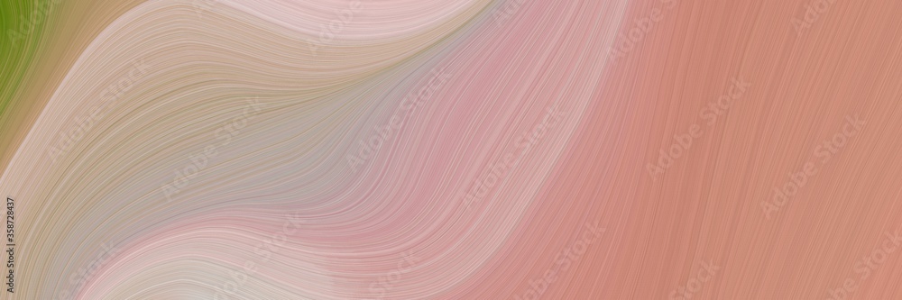 abstract decorative horizontal banner with rosy brown, olive drab and pastel gray colors. fluid curved flowing waves and curves for poster or canvas abstract decorative horizontal banner with rosy brown, olive drab and pastel gray colors. fluid curved flowing waves and curves for poster or canvas