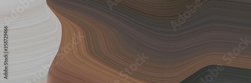 abstract flowing header design with old mauve  dark gray and pastel brown colors. fluid curved lines with dynamic flowing waves and curves for poster or canvas