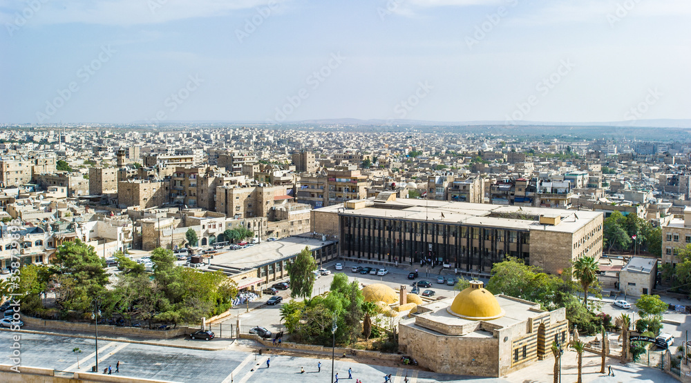 It's Panorama of Aleppo, Syria