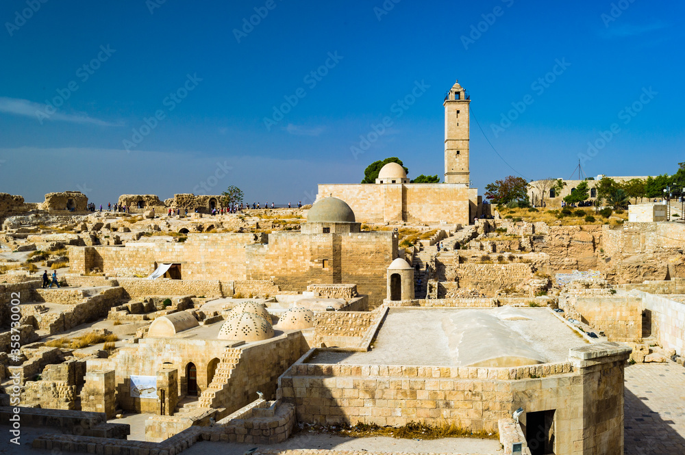 It's Al-Otrush Mosque of the Mamluk period, Aleppo, Syria