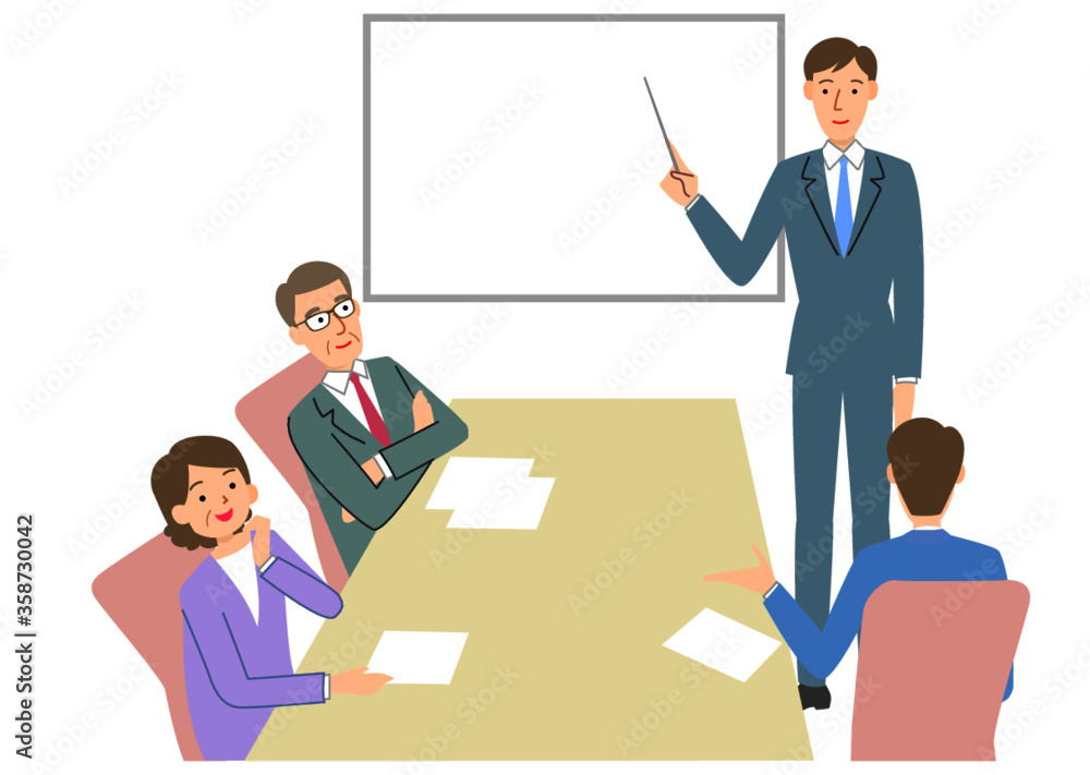 Fototapeta premium 会議風景