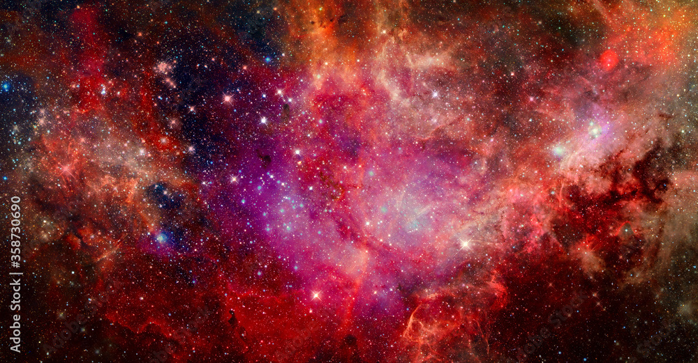 Galactic background. Elements of this image furnished by NASA
