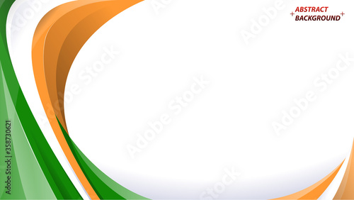 Abstract tricolor indian background