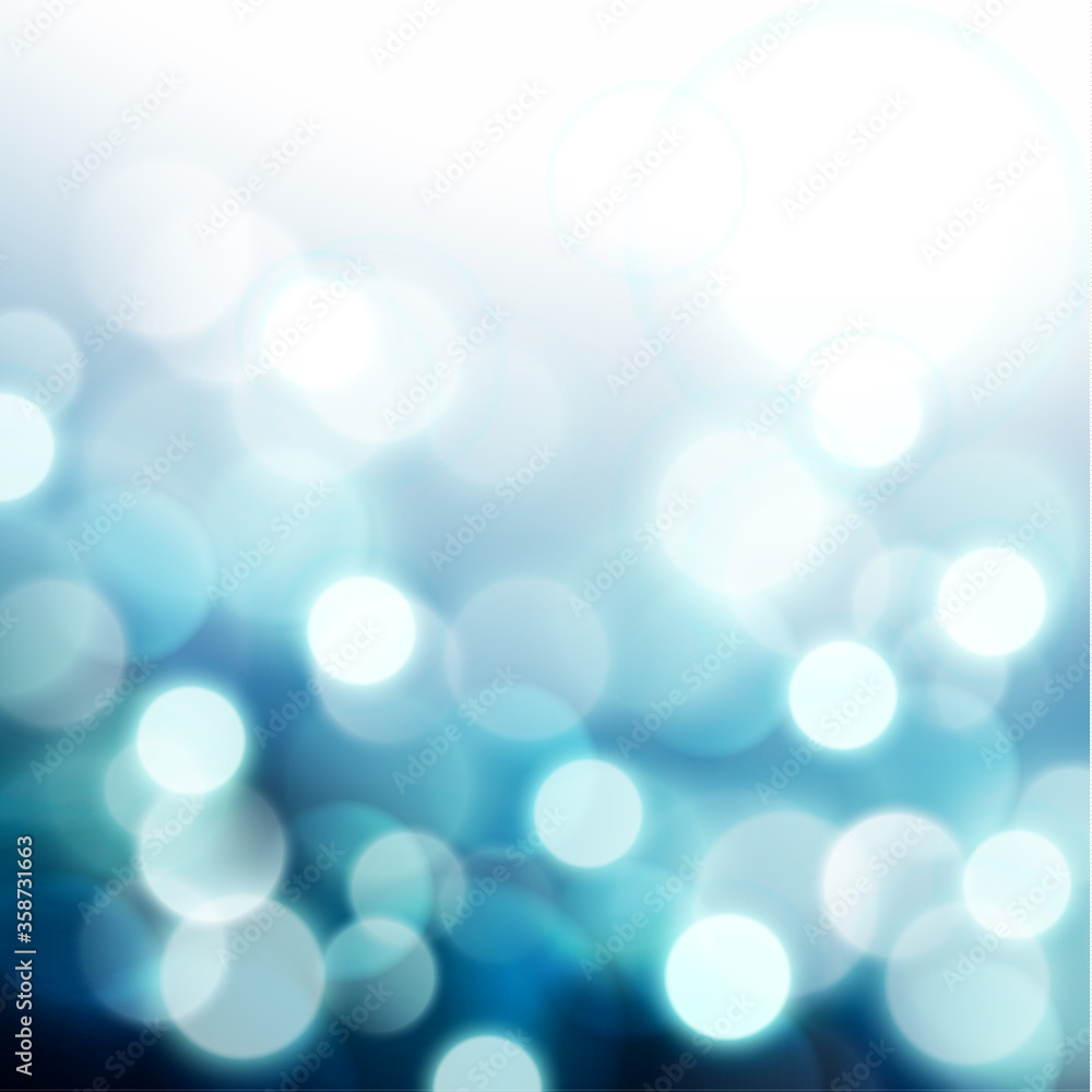 Blue background with defocused lights Blue background with defocused lights