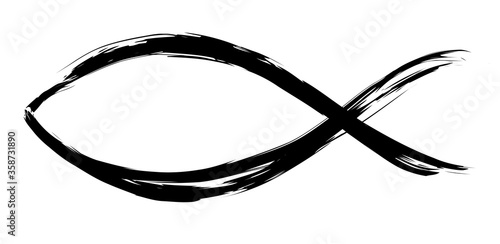 Photography christian symbol fish