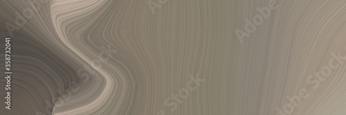 abstract decorative header with gray gray, old mauve and dark gray colors. fluid curved lines with dynamic flowing waves and curves for poster or canvas