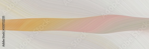 abstract artistic banner design with pastel gray  dark khaki and tan colors. fluid curved flowing waves and curves for poster or canvas