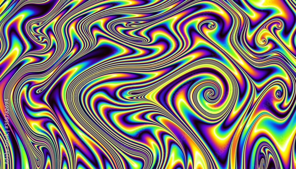 Wavy abstract futuristic background