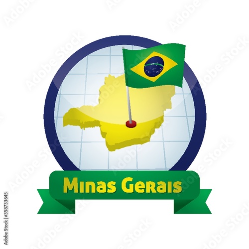 minas gerais map