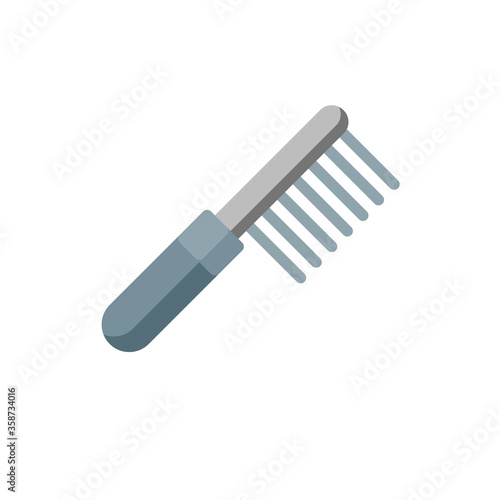 comb icon in flat style isolated on white background. EPS 10 