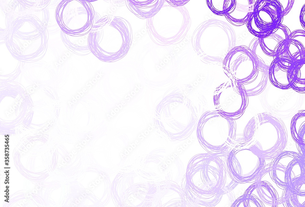 Light Purple vector texture with disks. Light Purple vector texture with disks.