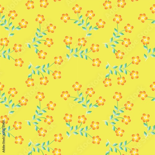 Seamless Pattern With Floral Motifs able to print for cloths  tablecloths  blanket  shirts  dresses  posters  papers.