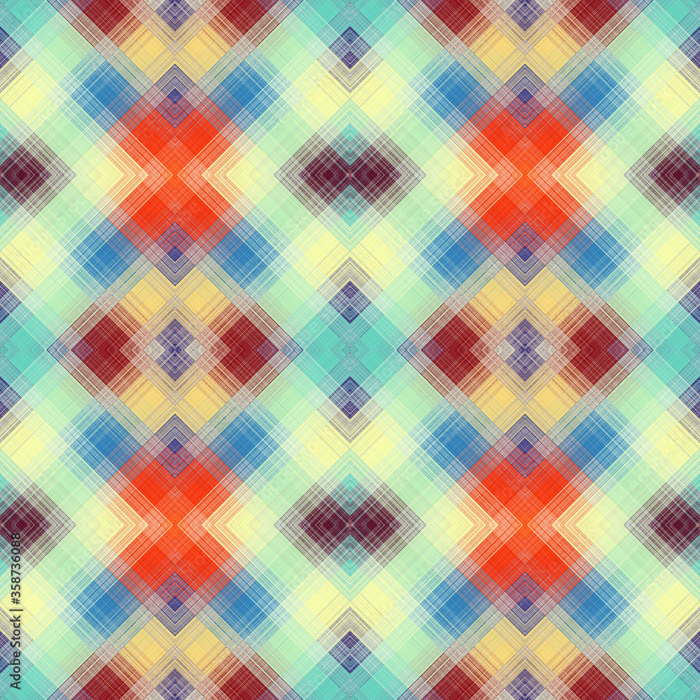 Abstract pattern. Abstract regular geometric pattern. Seamless image. Abstract pattern. Abstract regular geometric pattern. Seamless image.