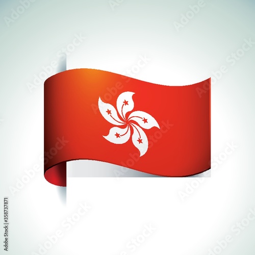 hong kong flag sticker