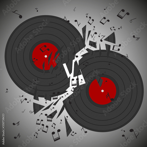 vector musical battle (explosion vinyl)