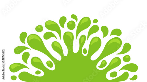 water drop lemon green juice splash shape, water blob green apple flat icon isolated on white, green tea water splash expose, aloe juice drop for banner, lime juice splatter flow for graphic symbol