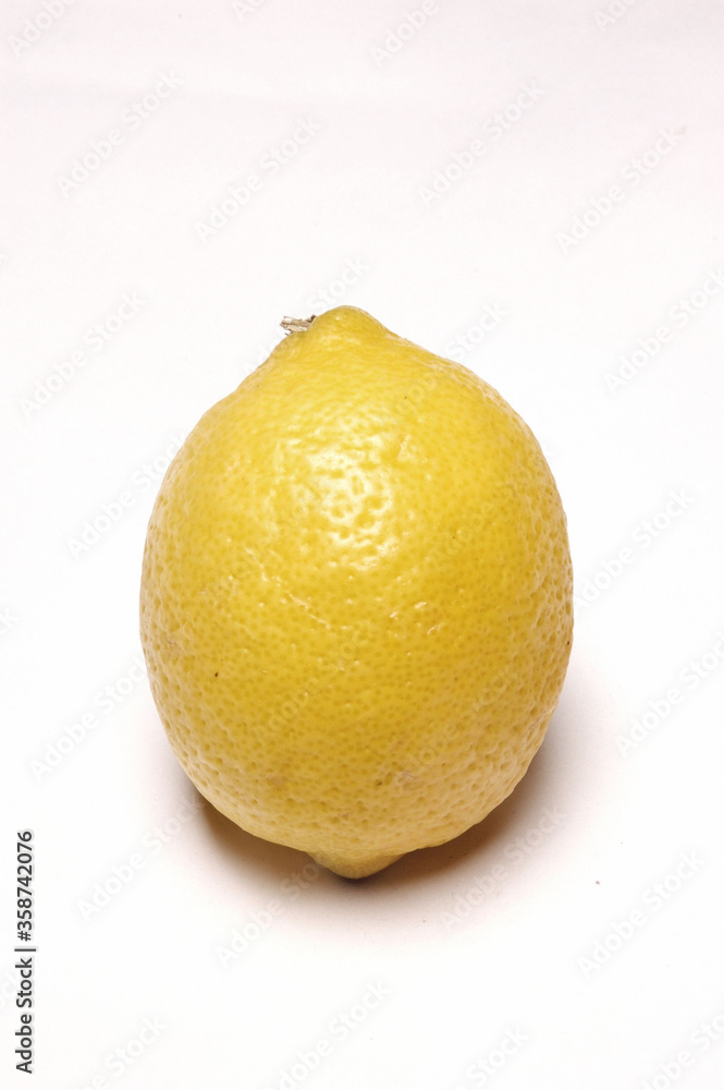 Lemon, Close Up on white background . Lemon, Close Up on white background .