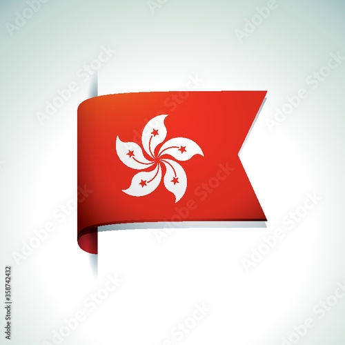 hong kong flag sticker