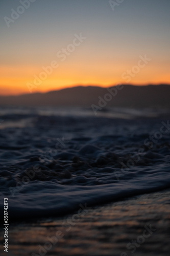 Malibu-sunset-beach-car-wave