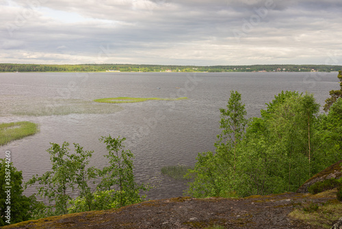 Wallpaper Mural Magnificent summer landscape with a view of the river on a Sunny day. Beautiful summer landscape. Torontodigital.ca