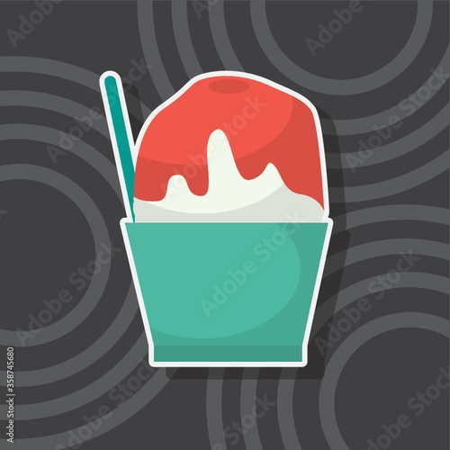 kakigori japanese shaved ice