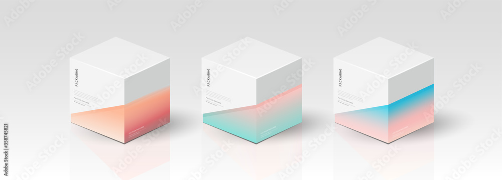 Box, packaging template for product vector design, vector illustration Box, packaging template for product vector design, vector illustration
