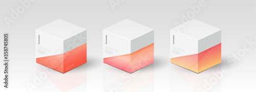 Box, packaging template for product vector design, vector illustration