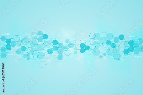 Abstract medical background