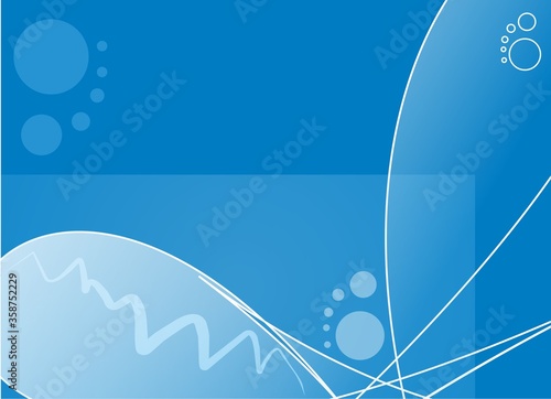 Ilustracja błękitna.