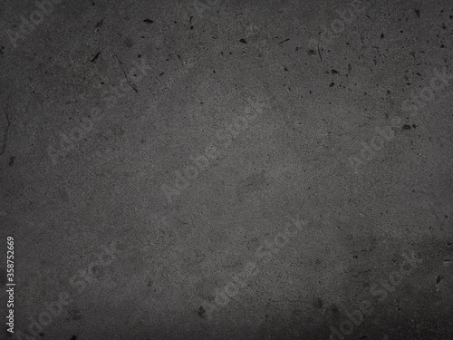 Dark cement wall background in vintage style