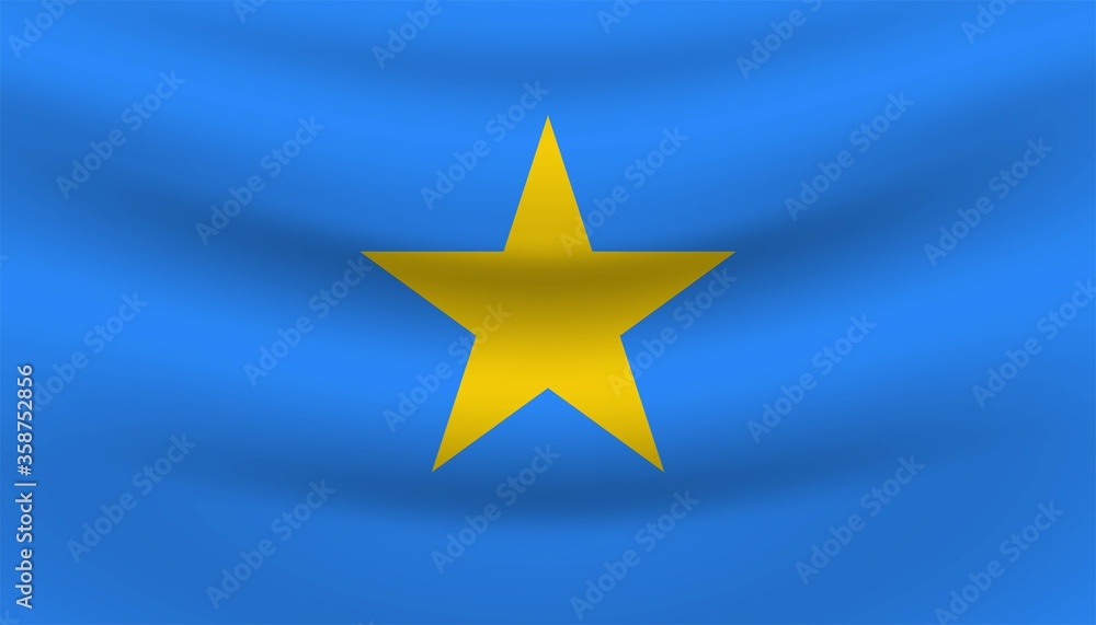 Flag of star background template. Flag of star background template.