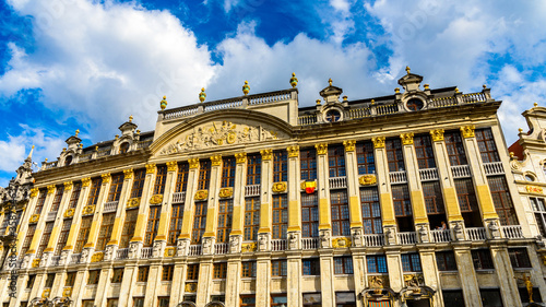 House of the Dukes of Brabant of Grand Place of Brussels, the capital of Belgium. UNESCO World Heritage