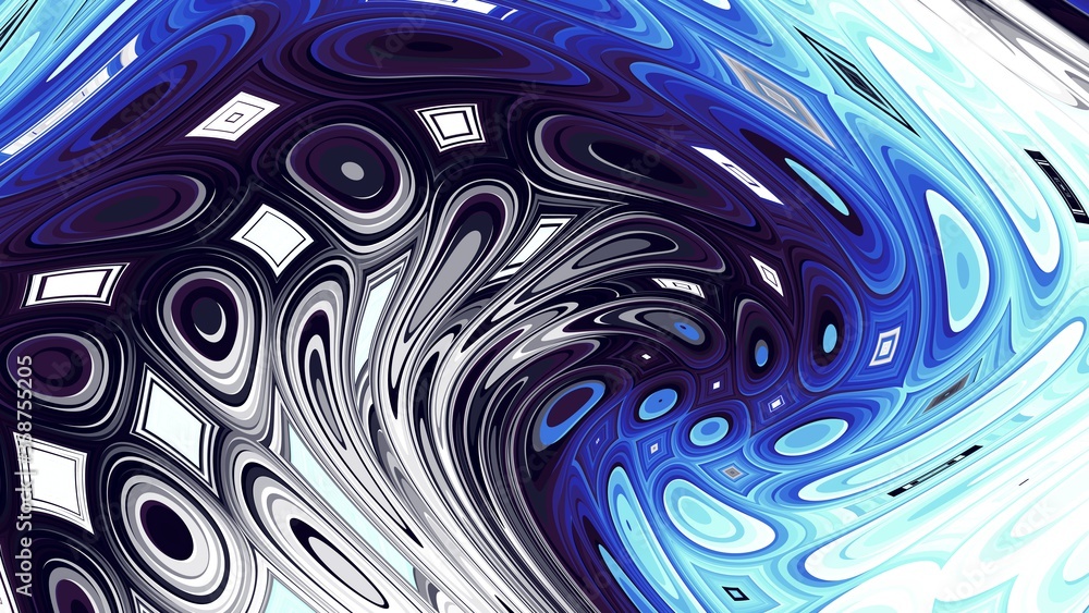 Abstract geometric fractal pattern. Background for design. Abstract geometric fractal pattern. Background for design.