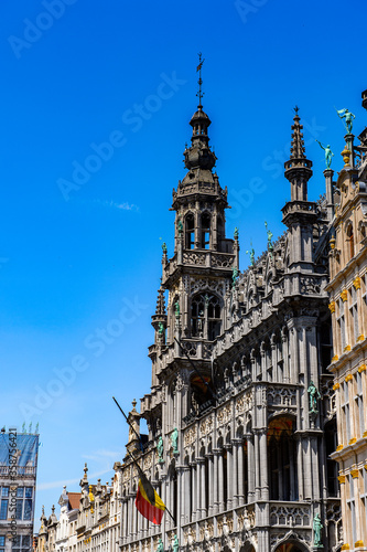 It s Architecture on the Grand Place  Grote Markt   the central square of Brussels  the UNESCO World Heritage