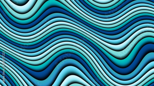 Abstract wavy psychedelic image. Horizontal background with aspect ratio 16 : 9