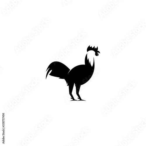 Rooster Logo Template vector © amin